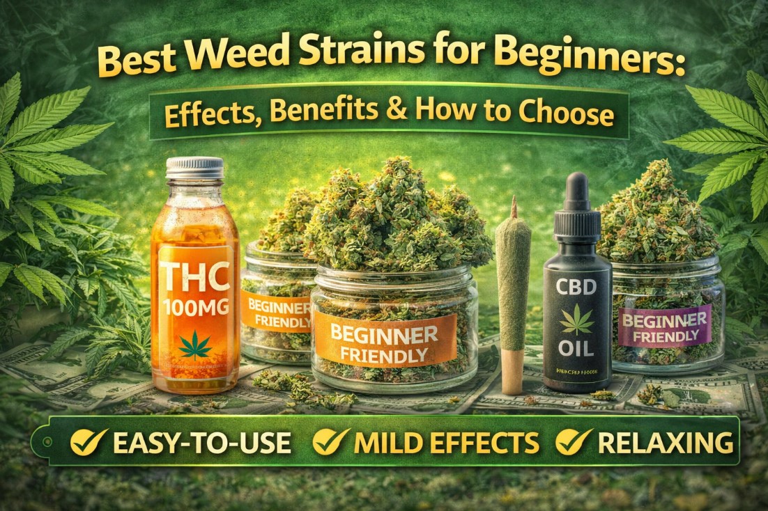 Best Weed Strains for Beginners: Effects, Benefits & How to Choose Best Cannabis Product’s