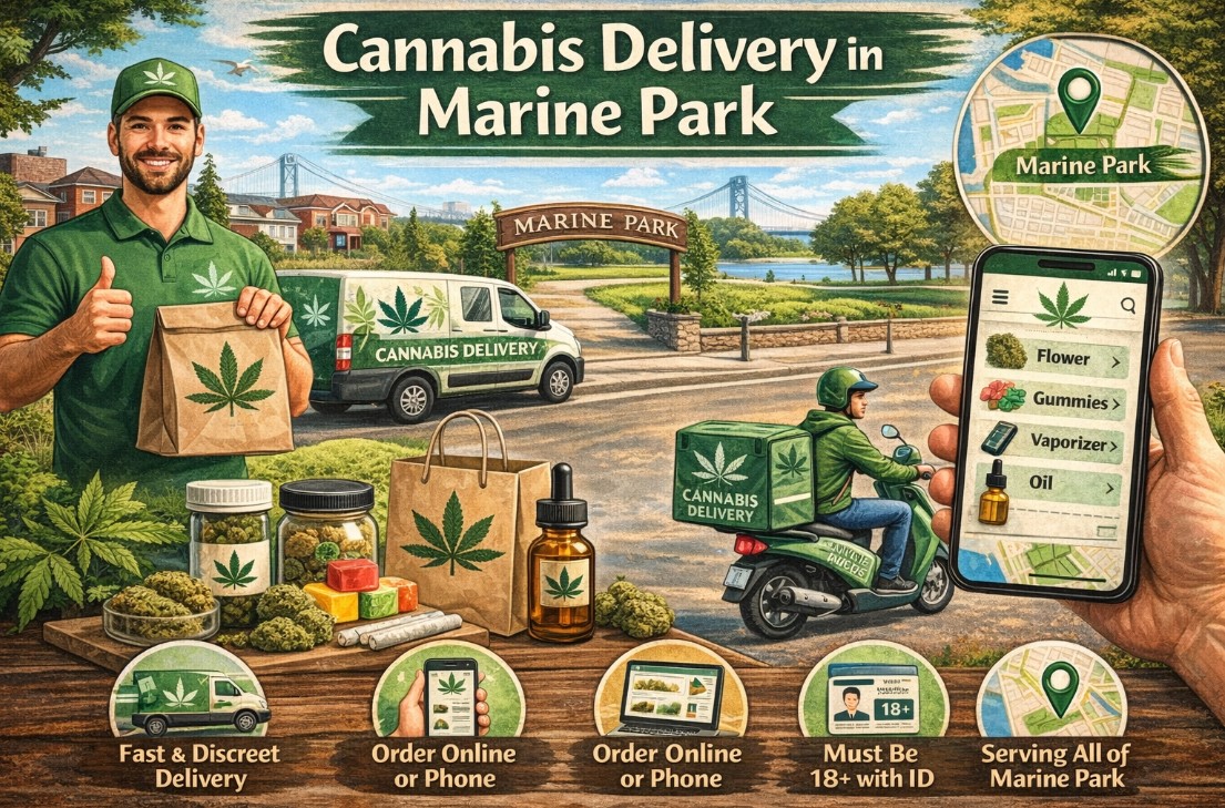 Cannabis Delivery Marine Park: The Smart Way to Buy Flower, Vapes & Edibles