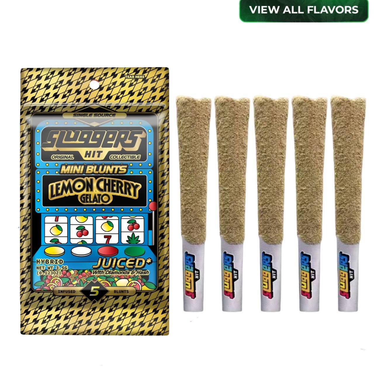 Juiced - Diamond & Hash Infused Blunts - (5 J's Per Pack x 0.7g ea)