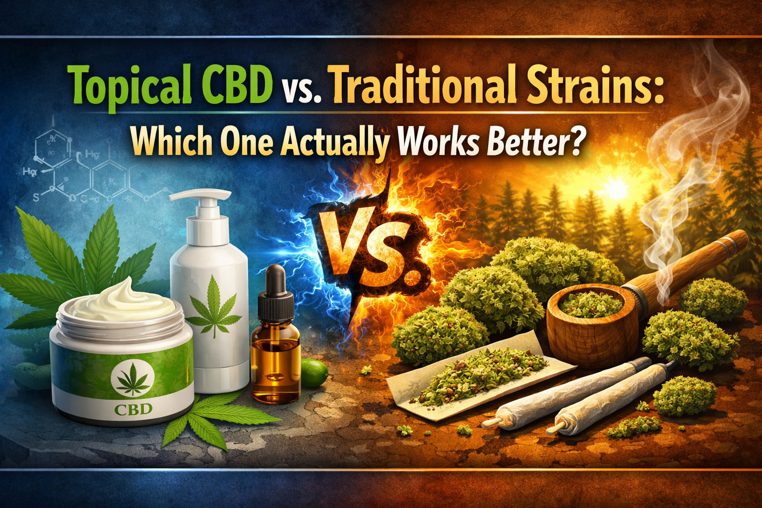 Topical CBD vs. Traditional Strains: Which One Actually Works Better?